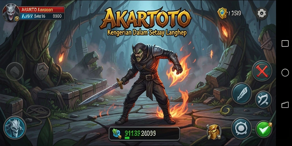 Gameplay menyeramkan AKARTOTO dengan suasana yang mencekam.
