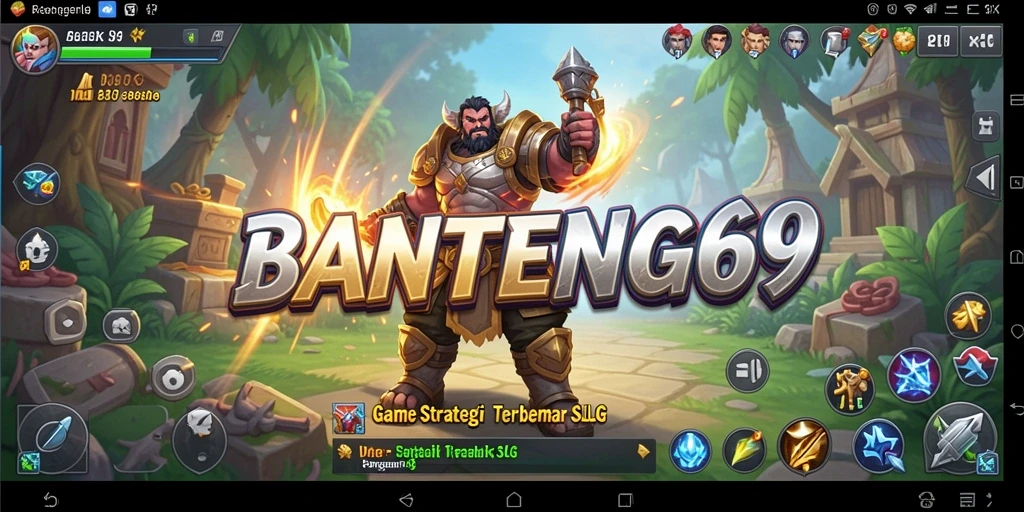 Tangkapan layar gameplay BANTENG69 dengan aksi pertempuran strategis.