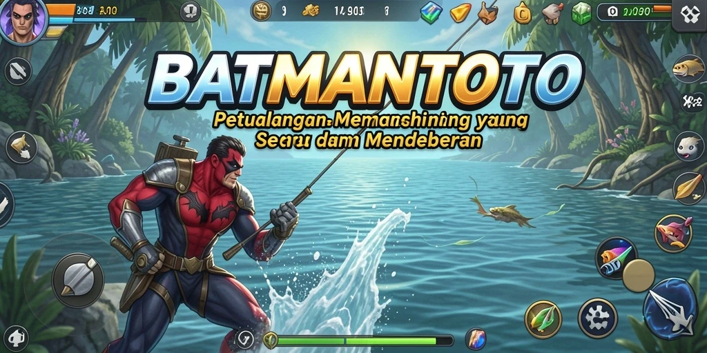 Gameplay seru dalam BATMANTOTO menampilkan keindahan memancing.