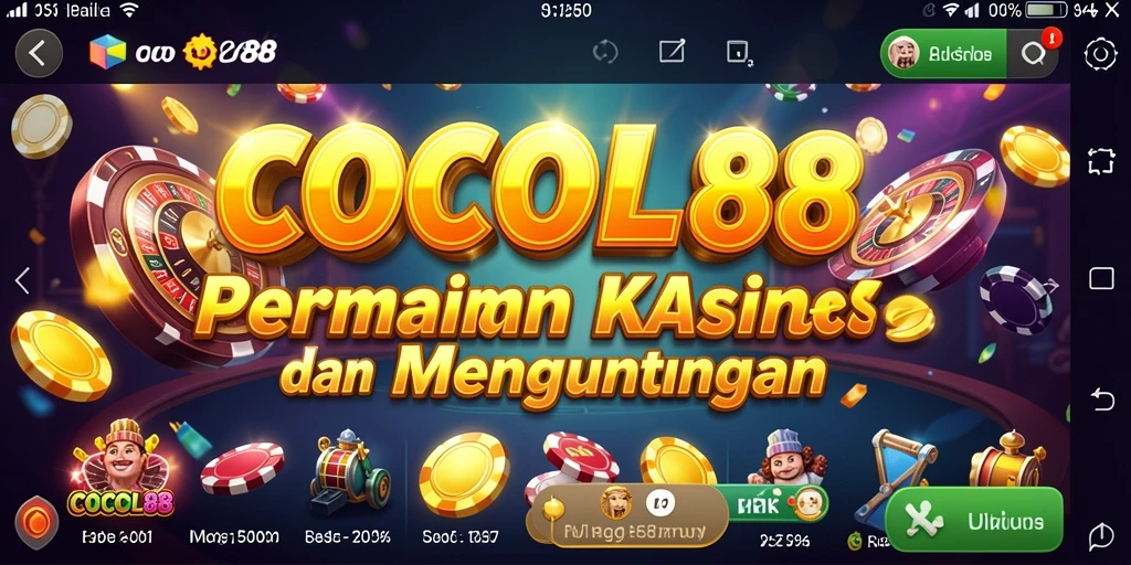 Gameplay COCOL88 yang menarik dengan grafis menawan.