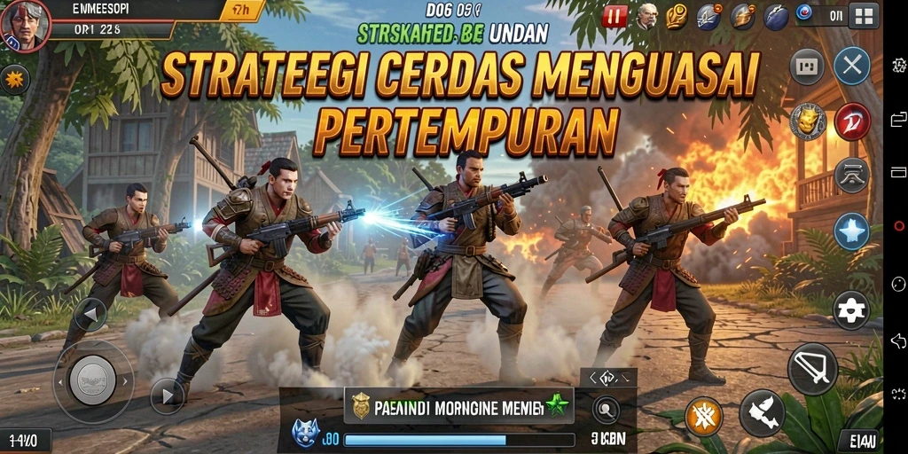 Screenshot D06 menampilkan dinamika pertempuran strategi yang mendebarkan.