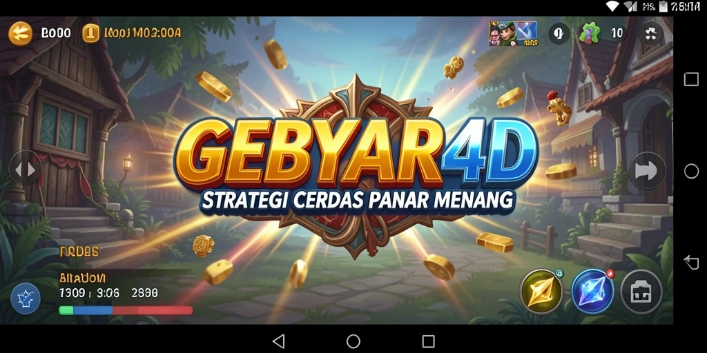 Screenshot gameplay GEBYAR4D yang menunjukkan pertempuran strategi seru.