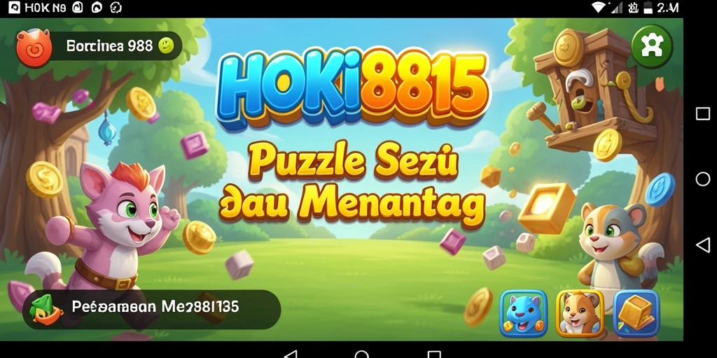 Tangkapan layar gameplay HOKI8815 menampilkan tantangan puzzle yang menarik.