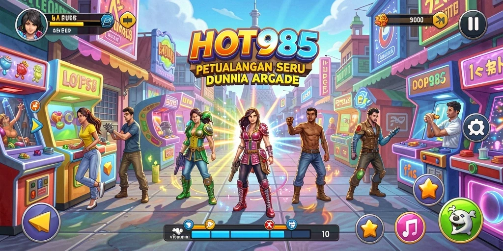 Tampilan gameplay seru HOT985 dengan aksi cepat dan grafik memukau.
