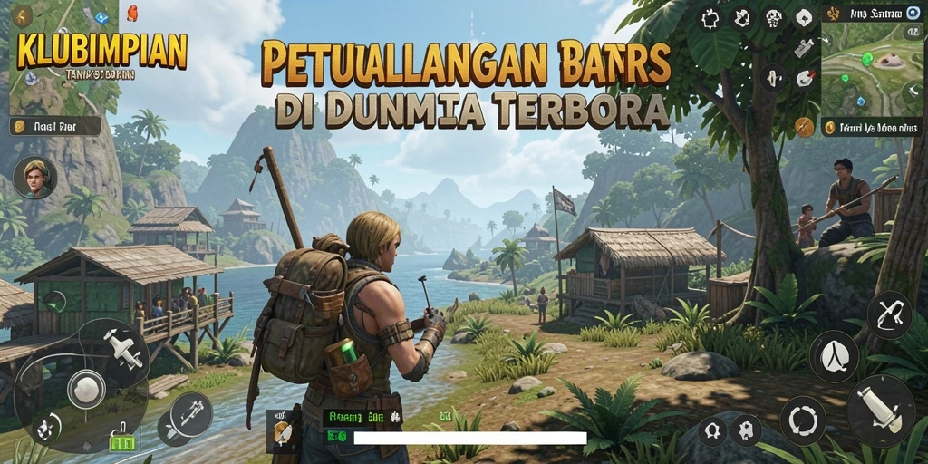 Tampilan menarik dari gameplay KLUBIMPIAN dalam dunia terbuka.