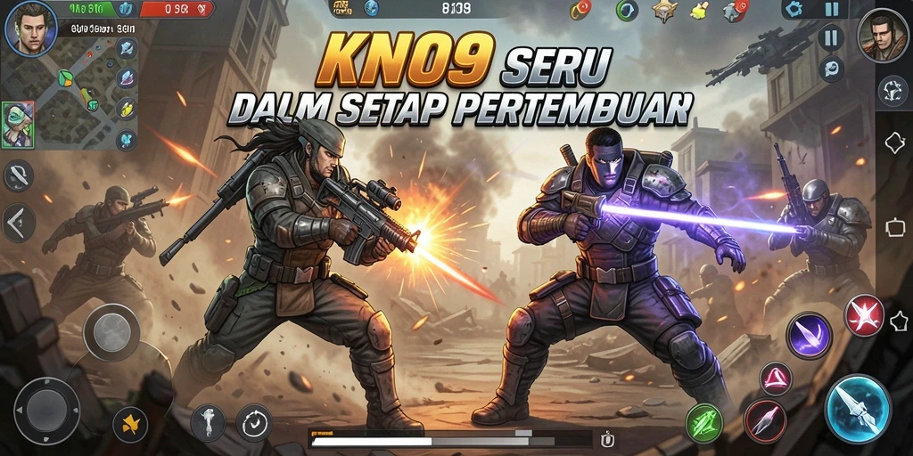 Tampilan gameplay KNO89 yang penuh aksi dan seru.