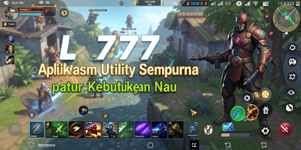 Screenshot utama L777 menampilkan antarmuka pengguna yang intuitif dan praktis.