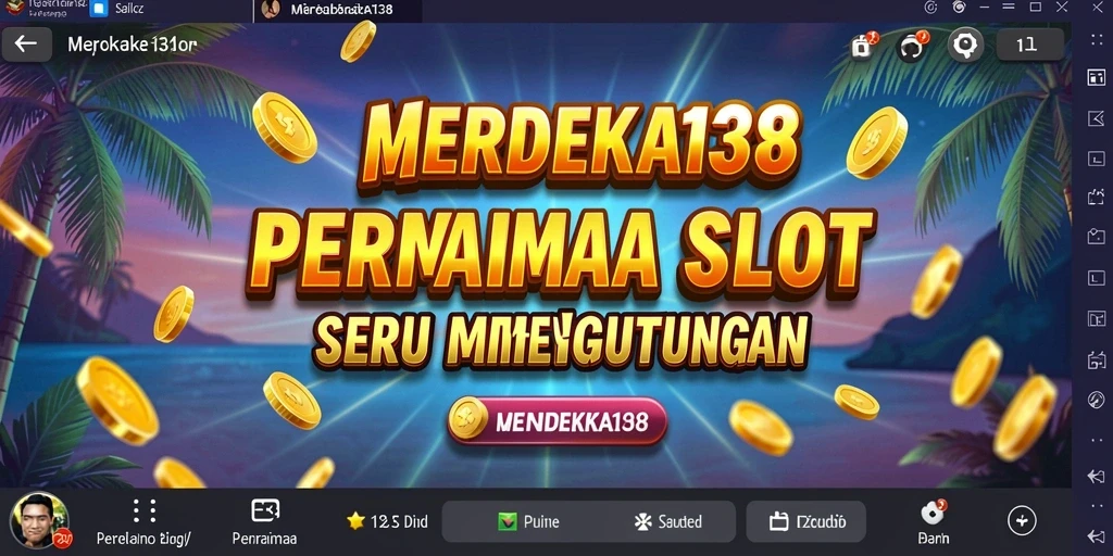 Tampilan menarik gameplay Slot di MERDEKA138, nikmati setiap putaran.