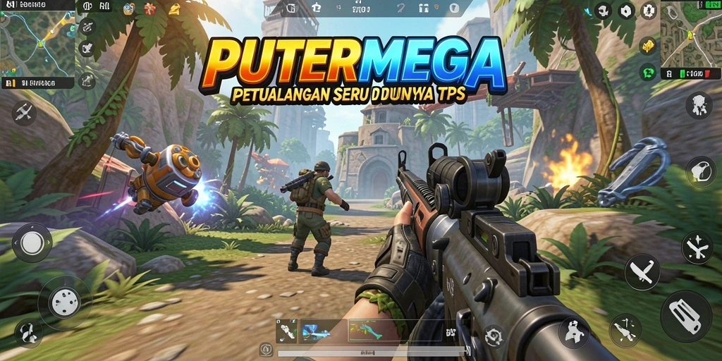 Screenshot gameplay PUTERMEGA yang mendebarkan dan seru.