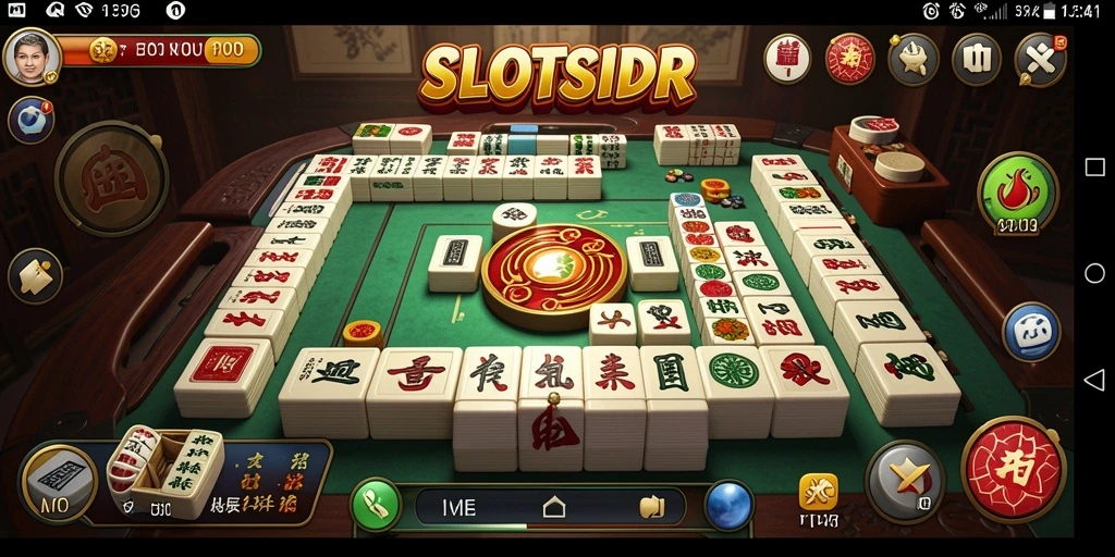 Tampilan menarik dari gameplay Mahjong di SLOTSIDR.