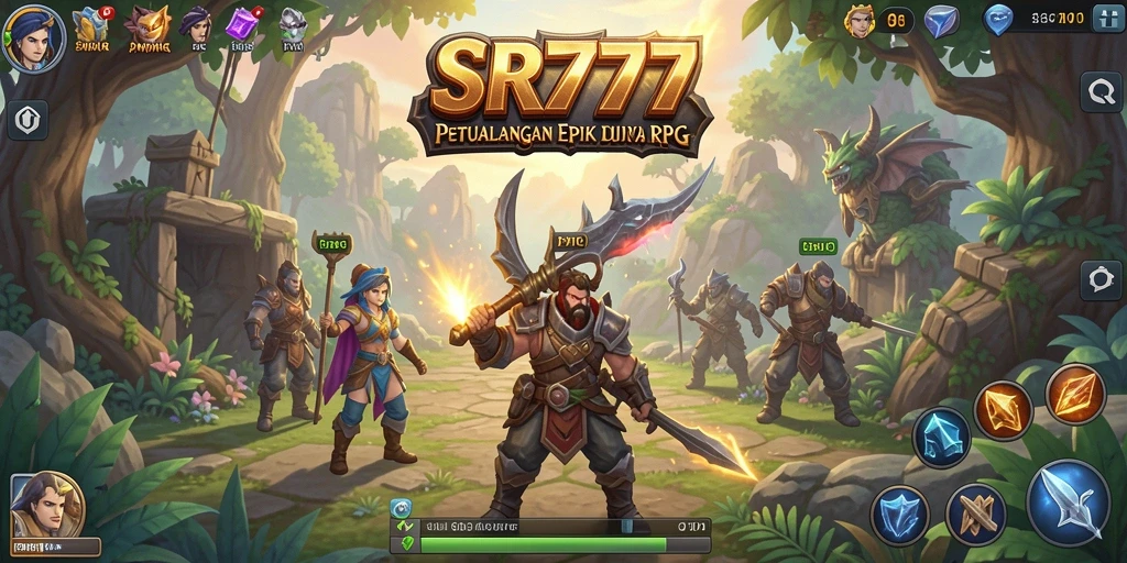 Tampilan gameplay SR777 yang menakjubkan dan mendebarkan.