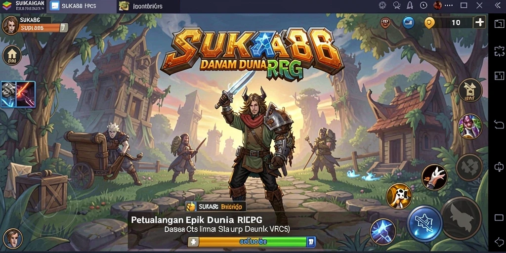 Tampilkan gameplay epik dalam SUKA86 yang mendebarkan.
