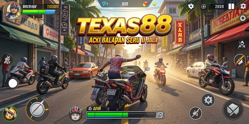 Gameplay balapan seru dengan grafis menakjubkan di TEXAS88.