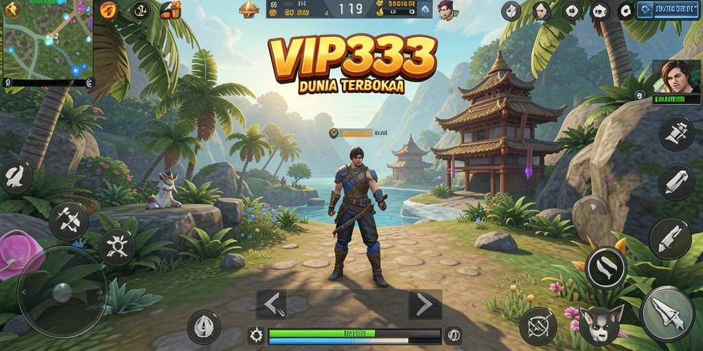 Tangkapan layar menggambarkan pengalaman gameplay dunia terbuka yang luas.